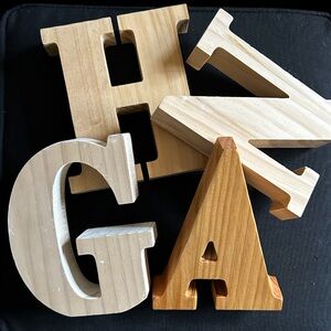 Customize Your Wooden Chunky Letter